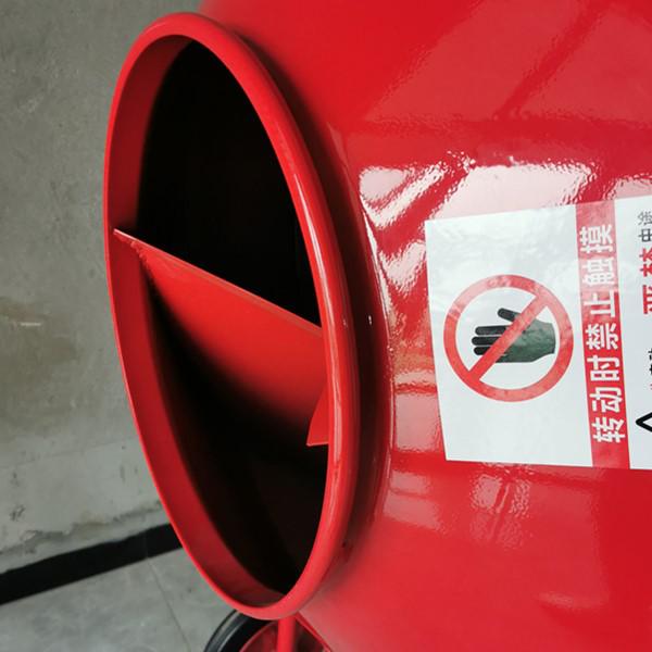 小型水泥攪拌機水泥砂漿出料，能不能倒干凈?